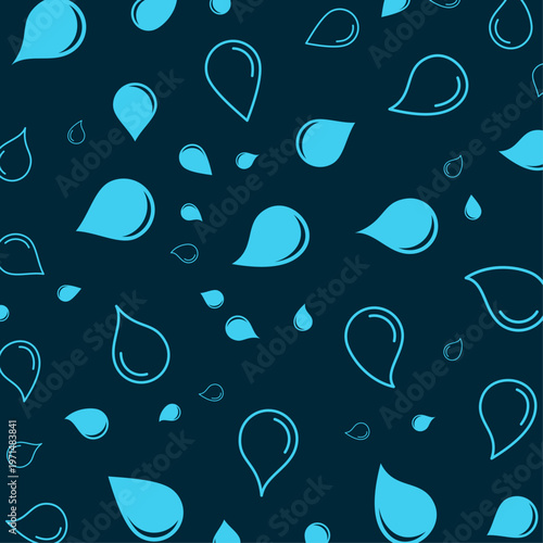 Water droplet artful useful trendy stylish design vector Illustration handsome colorful background