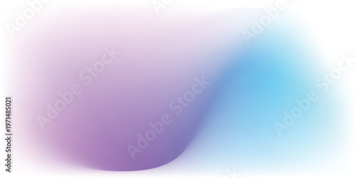 Abstract elegant pastel gradient background with soft fluid waves of purple and blue on white.