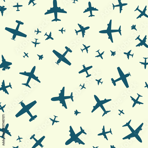 Aeroplane artful useful trendy stylish design vector Illustration pretty colorful background