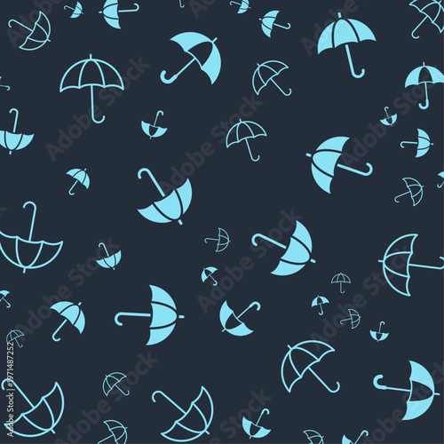 Umbrella artful useful trendy stylish design vector Illustration pretty colorful background