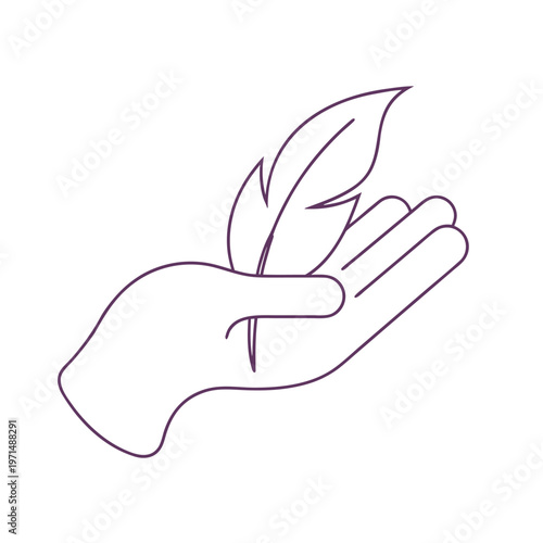 Hand drawn of a hand holding a pencil writing the letter a