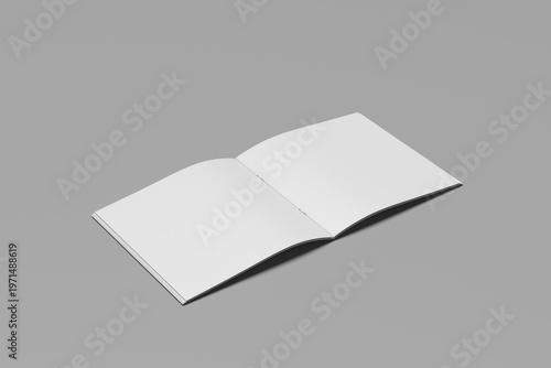 Premium Square Book Mockup for Print Design Showcase