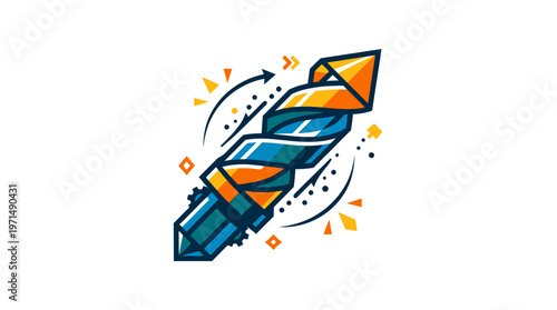 Drill Bit Tool Metal Object.