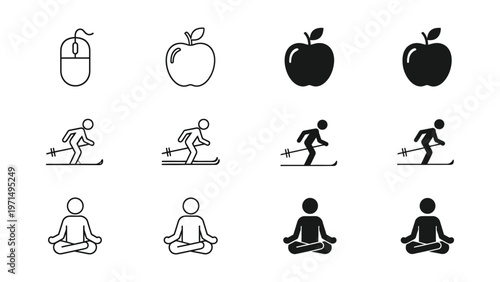Balancing sedentary activities with physical exercise and mindfulness practices