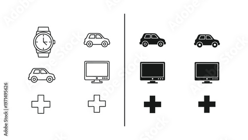 Analogy representation of object relationships through visual symbols