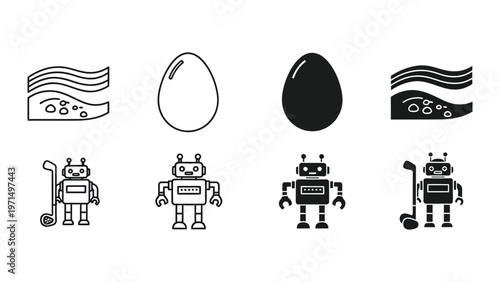 Robotic interpretations of traditional breakfast foods and tools
