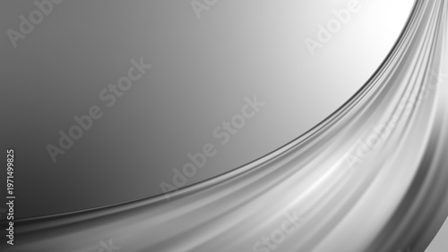 黒グラデーションのビジネス向けテクノロジーウェーブフレーム背景（16対9・プレゼン・バナー・コピースペース）