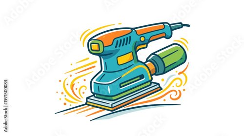 Electric Sander Power Tool Machine.