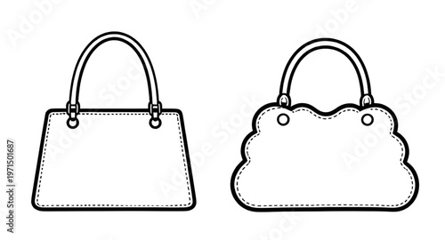 handbag line drawing, black handbag outline, purse line art, bag outline icon, handbag sketch illustration, tote bag drawing, fashion bag illustration, handbag vector illustration, purse clipart illus