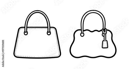 handbag line drawing, black handbag outline, purse line art, bag outline icon, handbag sketch illustration, tote bag drawing, fashion bag illustration, handbag vector illustration, purse clipart illus