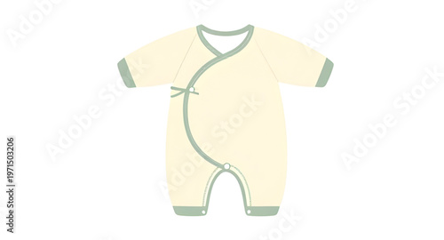 baby clothing vector illustration isolated on white background design, baby clothes illustration for newborn and toddler fashion design projects, infant clothing illustration for parenting and nursery