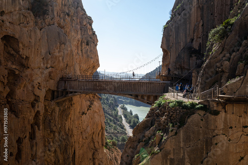 Caminito del Rey trail in Spain