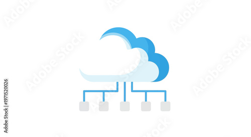 Cloud Computing Network System Storage.