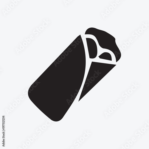 Shawarma or Burrito Wrap Icon