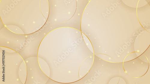 Minimalist Golden Line Art on Cream. Sophisticated abstract textures for cosmetic packaging, business cards, and luxury aesthetic projects.