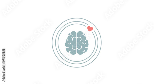 Brain with a puzzle piece inside.