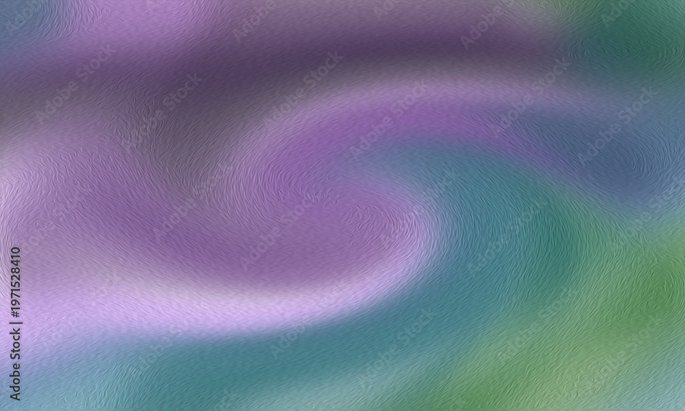 Fototapeta premium Abstract blend of purples and greens in a smooth gradient texture