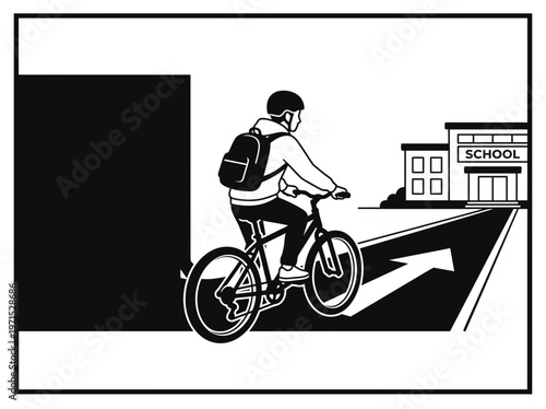 Student rejecting drugs while choosing healthy daily habits