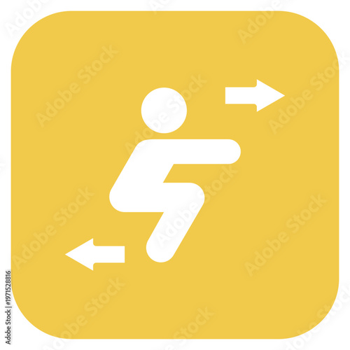 Squat Icon Style
