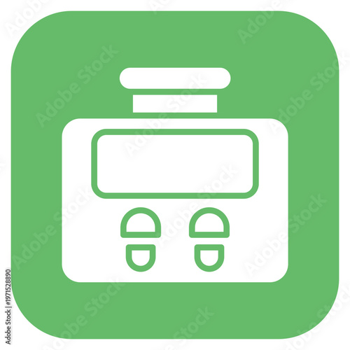 Pedometer Icon Style