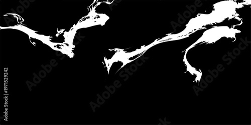 Detailed vector illustration of a girl and woman silhouette standing before a world map featuring country borders and the detailed geography of Europe and Asia