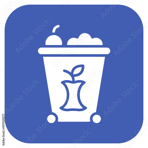 Food Waste Icon Style