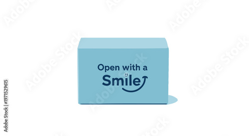 Blue Open with a Smile Box.