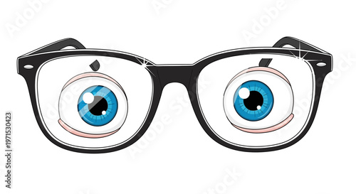 Funny Glasses with Big Eyes.