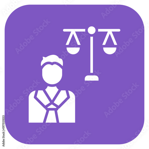 Civil Law Icon Style