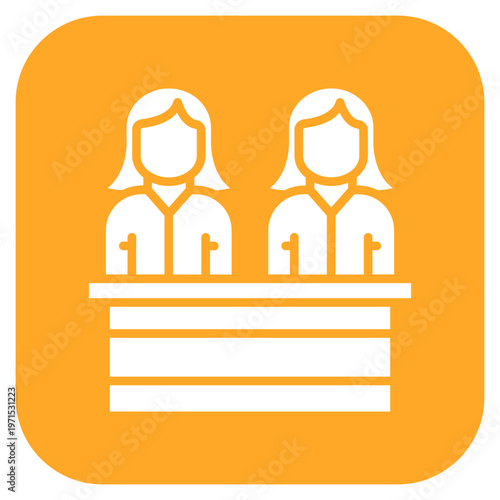 Juror Female Icon Style