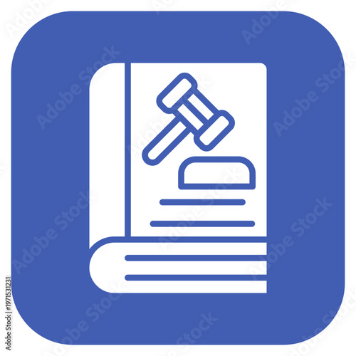 Law Book Icon Style
