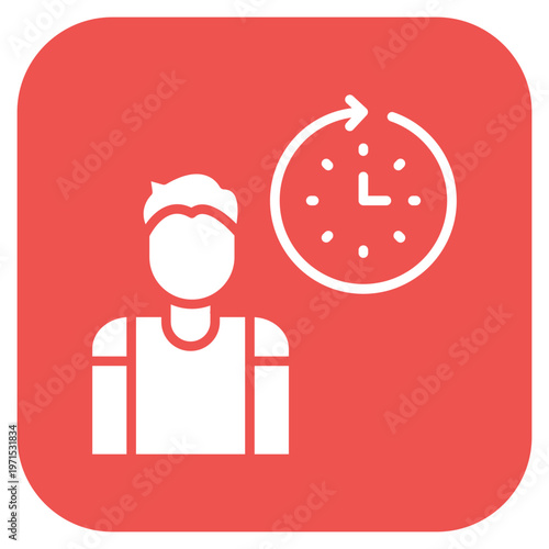 Anti Aging Diet Icon Style