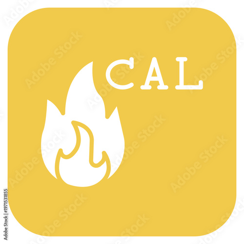 Burning Calories Icon Style