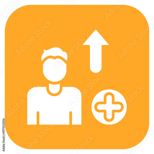 Gain Weight Icon Style