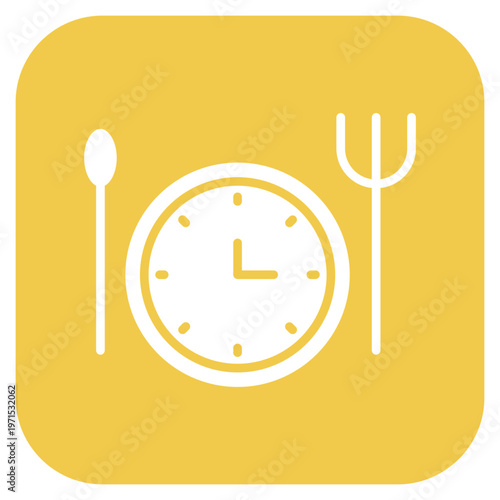 Intermittent Fasting Icon Style
