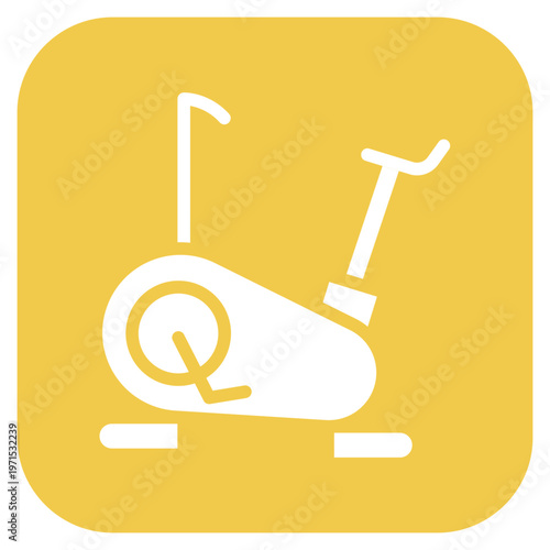 Bicycle Simulator Icon Style