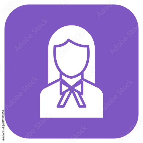 Lawyer Female Icon Style