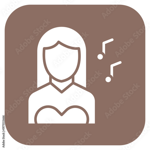 Musician Female Icon Style