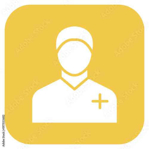 Nurse Male Icon Style