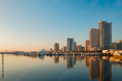 Skyline of Manila City and Manila Bay	