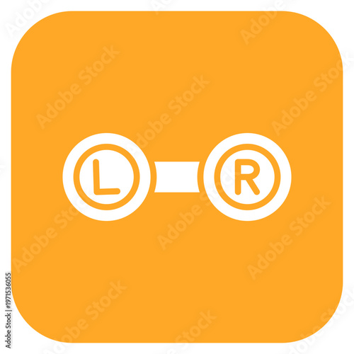 Contact Lense Case Icon Style