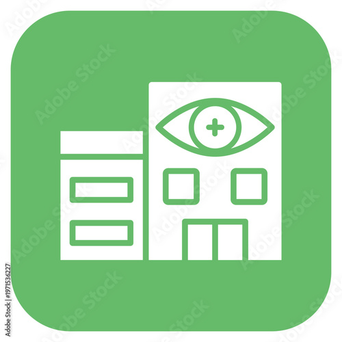 Optometry Clinic Icon Style