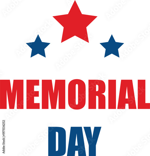 Honoring heroes a patriotic memorial day graphic with stars and stripes for remembrance and national observance