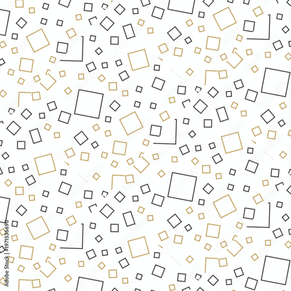 Obraz premium Random shifted white cube boxes block background wallpaper 