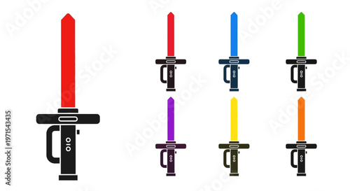 Colorful Lightsaber Collection