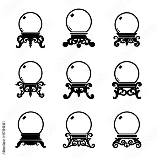 Crystal Ball Collection: Fortune Telling, Magic, and Future Prediction Icons