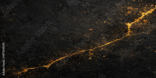 Abstract grunge background vector illustration featuring a dark burning fire texture with orange flames and hot heat patterns on a black metal stone wall