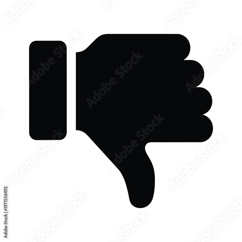 Downward pointing thumbs icon indicating disapproval or dislike