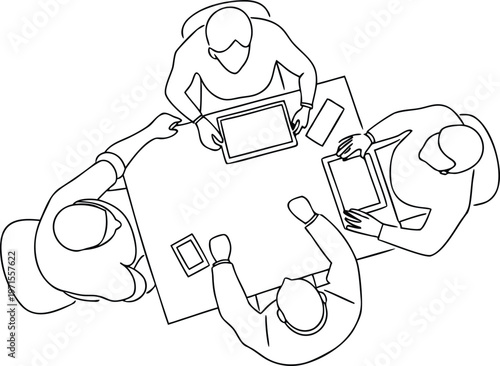 People Working Together Now