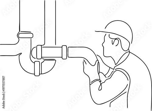 Worker Fixing Pipe System